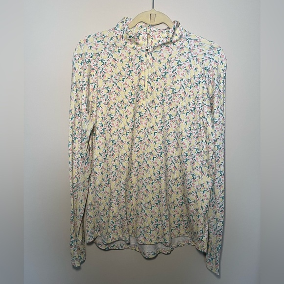 Walter Hagen Tops - Walter Hagen UV protection 1/4 zip shirt size L Golf Athletic quarter ditzy